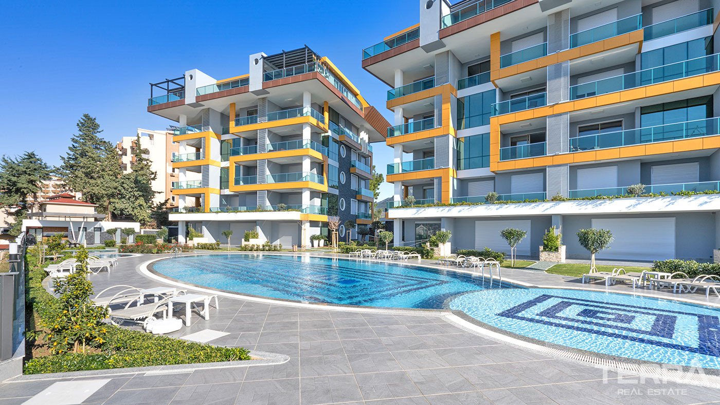 Cozy Residential Complex With Sea View Apartments in Alanya Kestel - 62127