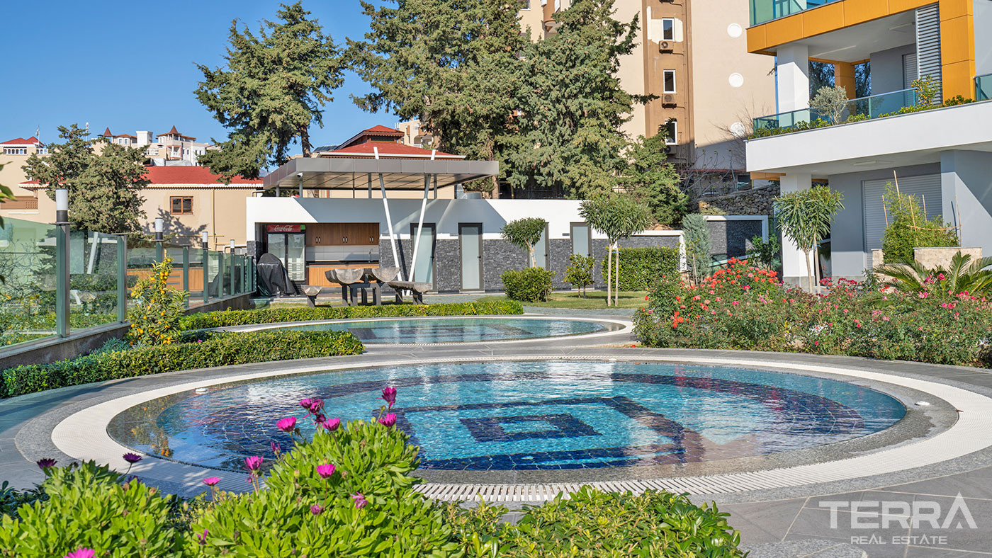 Cozy Residential Complex With Sea View Apartments in Alanya Kestel - 62135