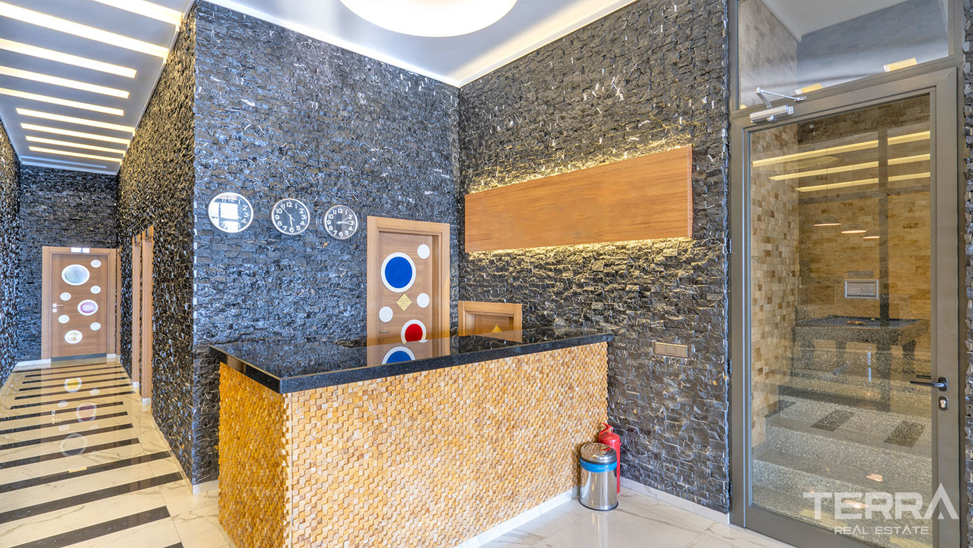 Cozy Residential Complex With Sea View Apartments in Alanya Kestel - 62141