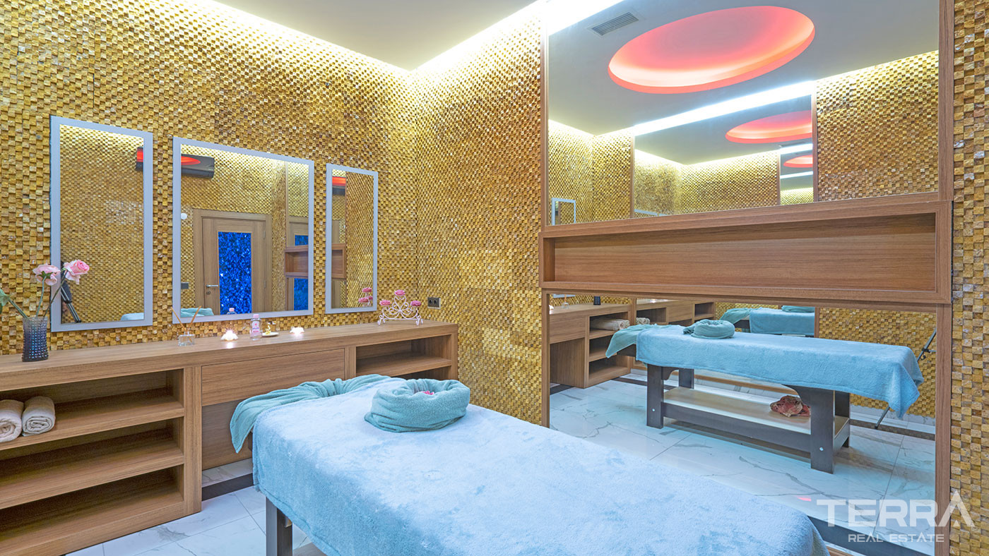 Cozy Residential Complex With Sea View Apartments in Alanya Kestel - 62142