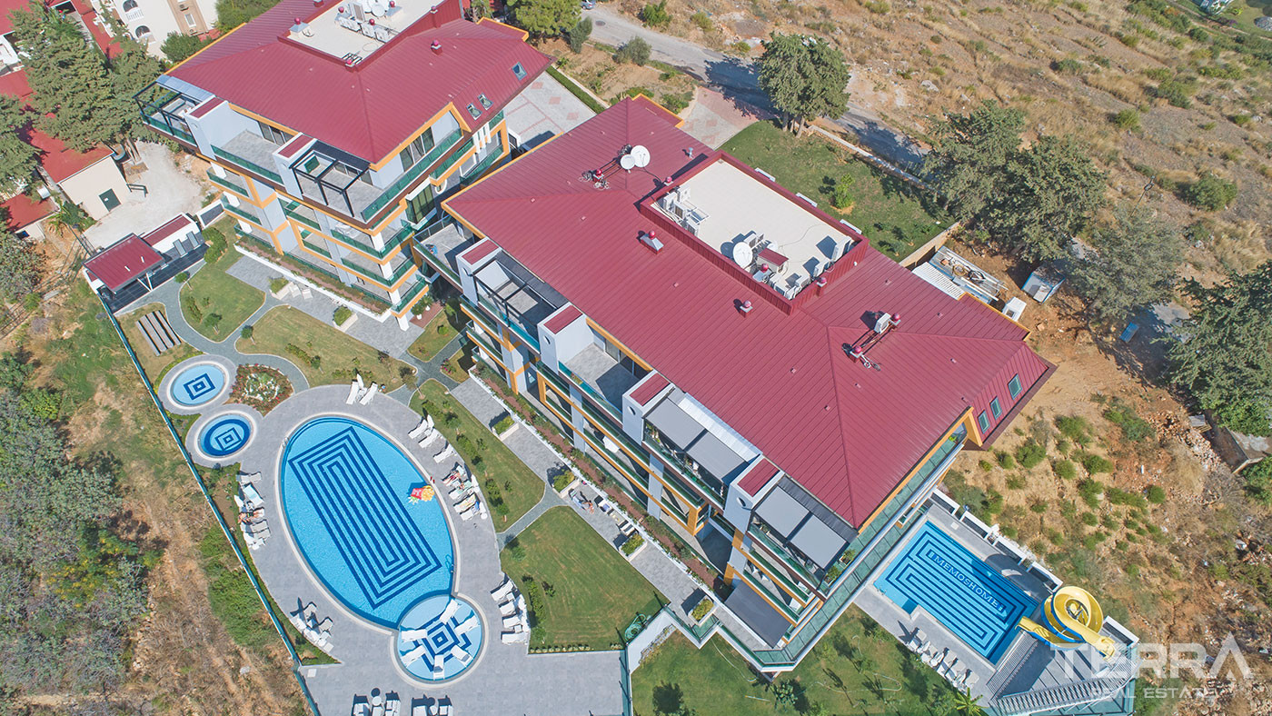 Cozy Residential Complex With Sea View Apartments in Alanya Kestel - 62146