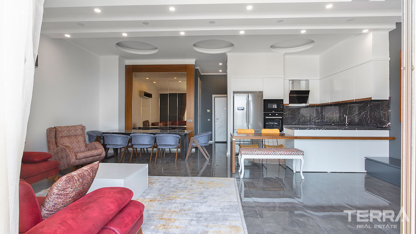 Cozy Residential Complex With Sea View Apartments in Alanya Kestel - 62157