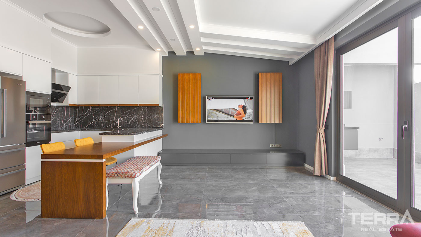 Cozy Residential Complex With Sea View Apartments in Alanya Kestel - 62159