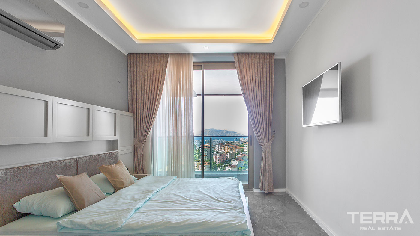 Cozy Residential Complex With Sea View Apartments in Alanya Kestel - 62162