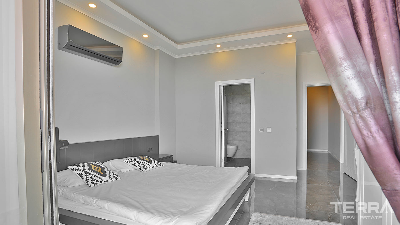 Cozy Residential Complex With Sea View Apartments in Alanya Kestel - 62164