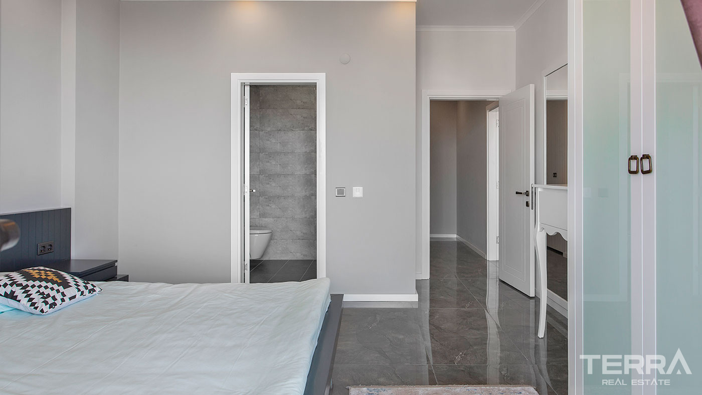 Cozy Residential Complex With Sea View Apartments in Alanya Kestel - 62165