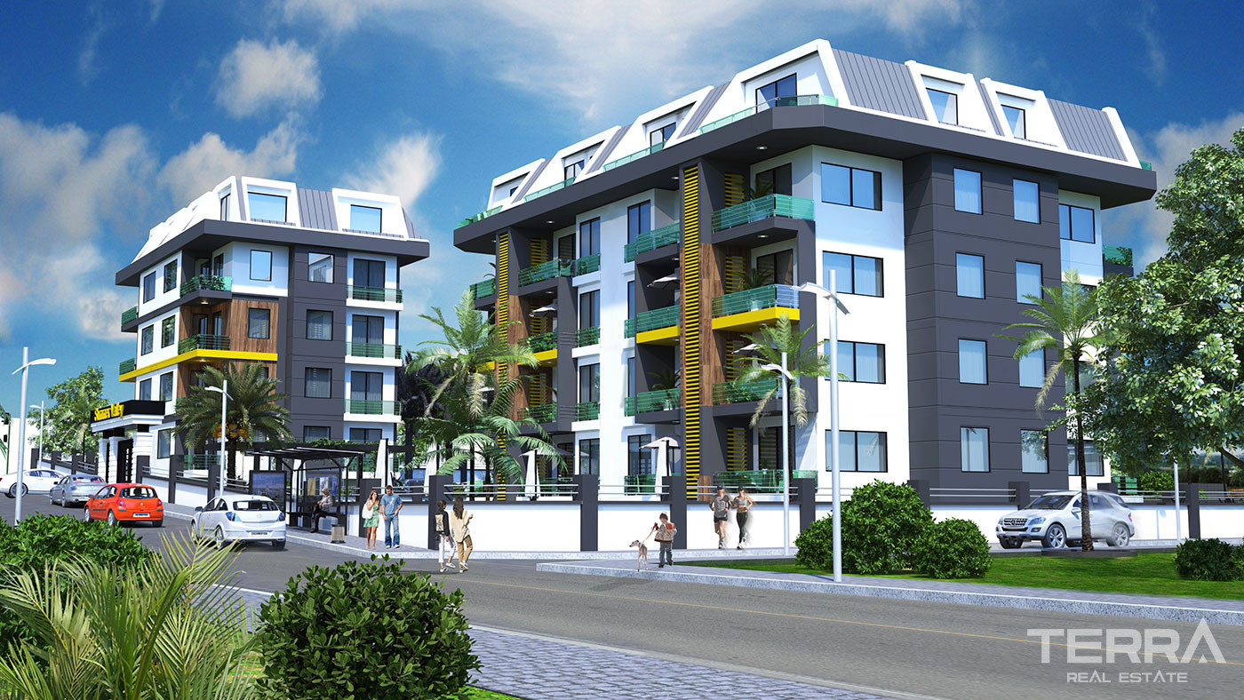 New Apartments Close to Beach in Popular Area of Kestel Alanya - 52661
