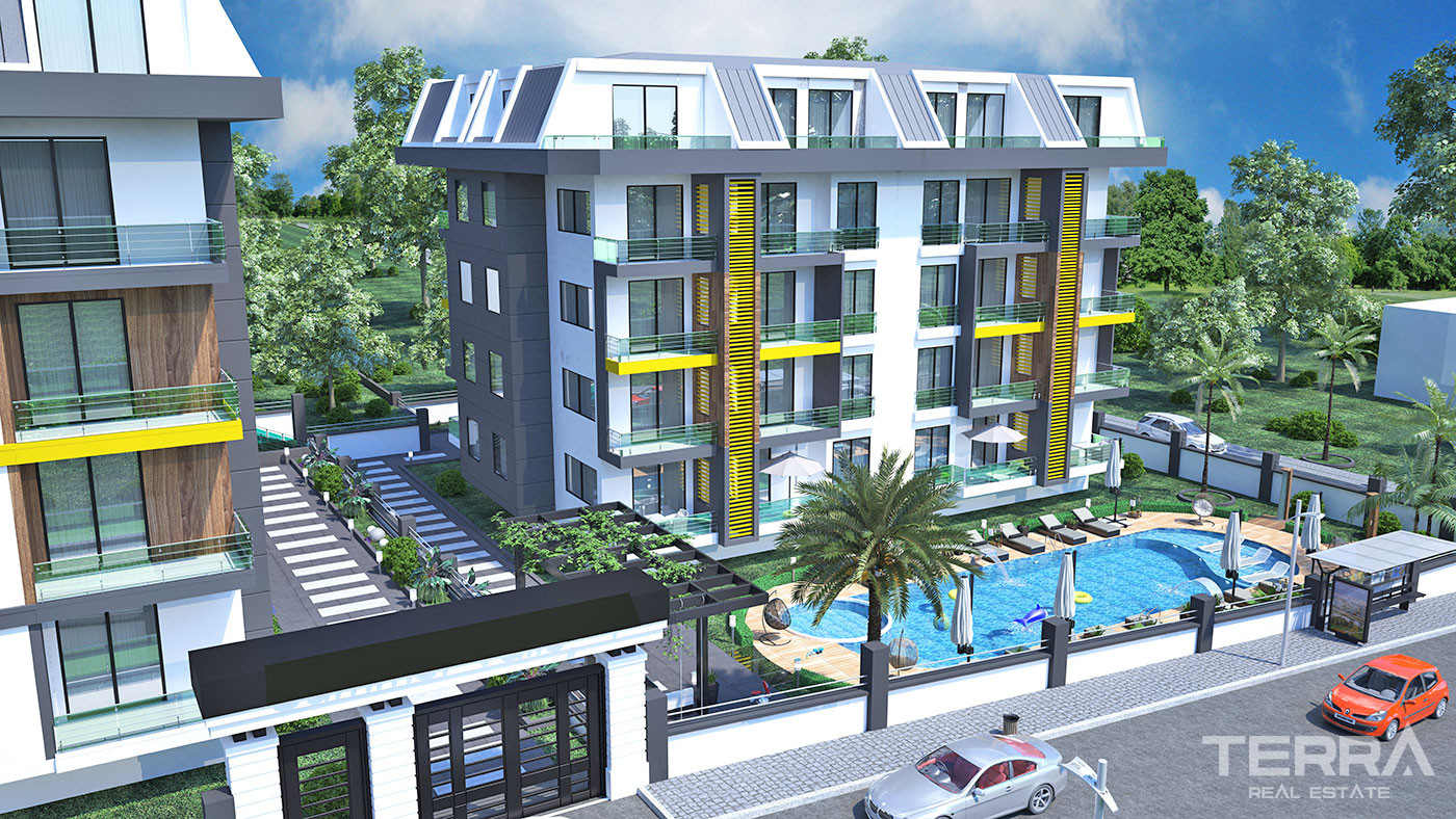 New Apartments Close to Beach in Popular Area of Kestel Alanya - 52671