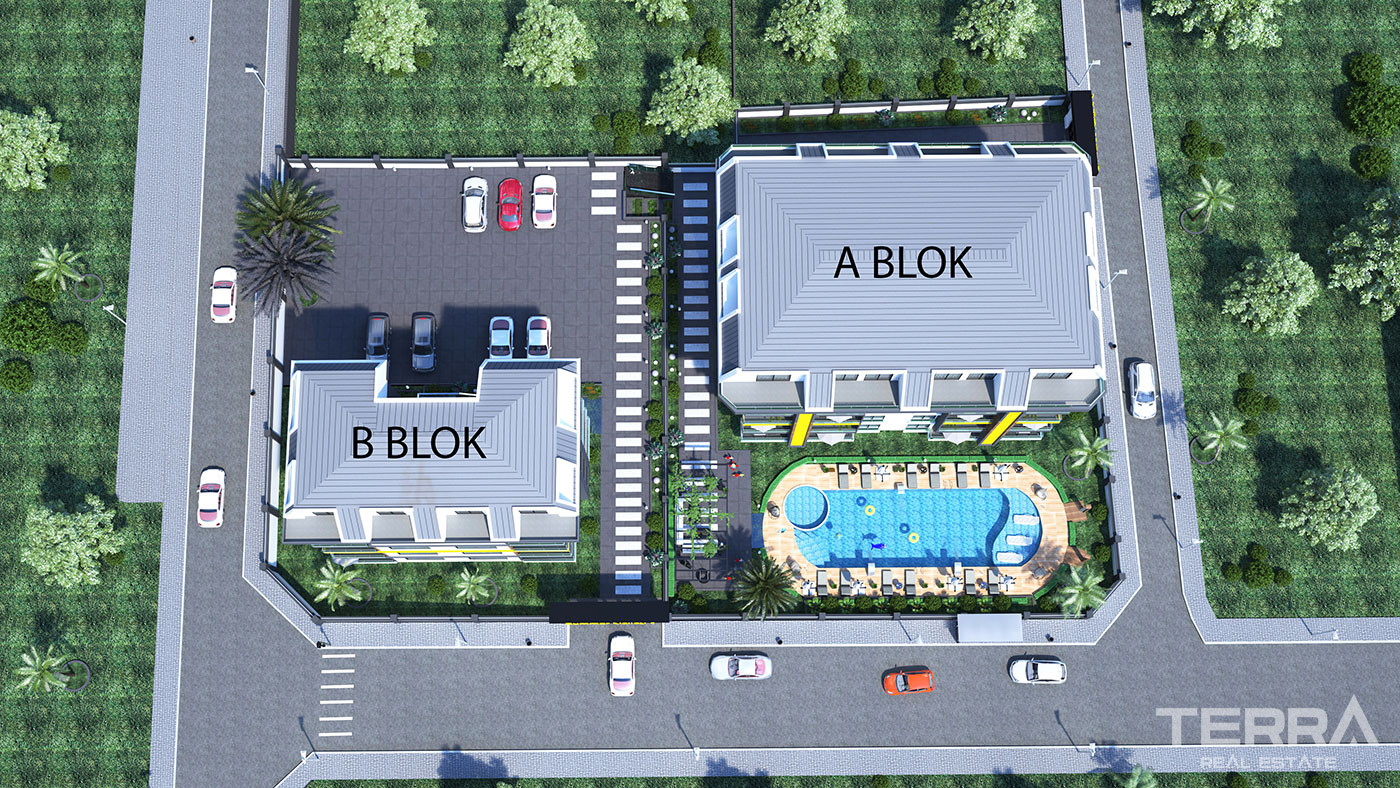 New Apartments Close to Beach in Popular Area of Kestel Alanya - 52676