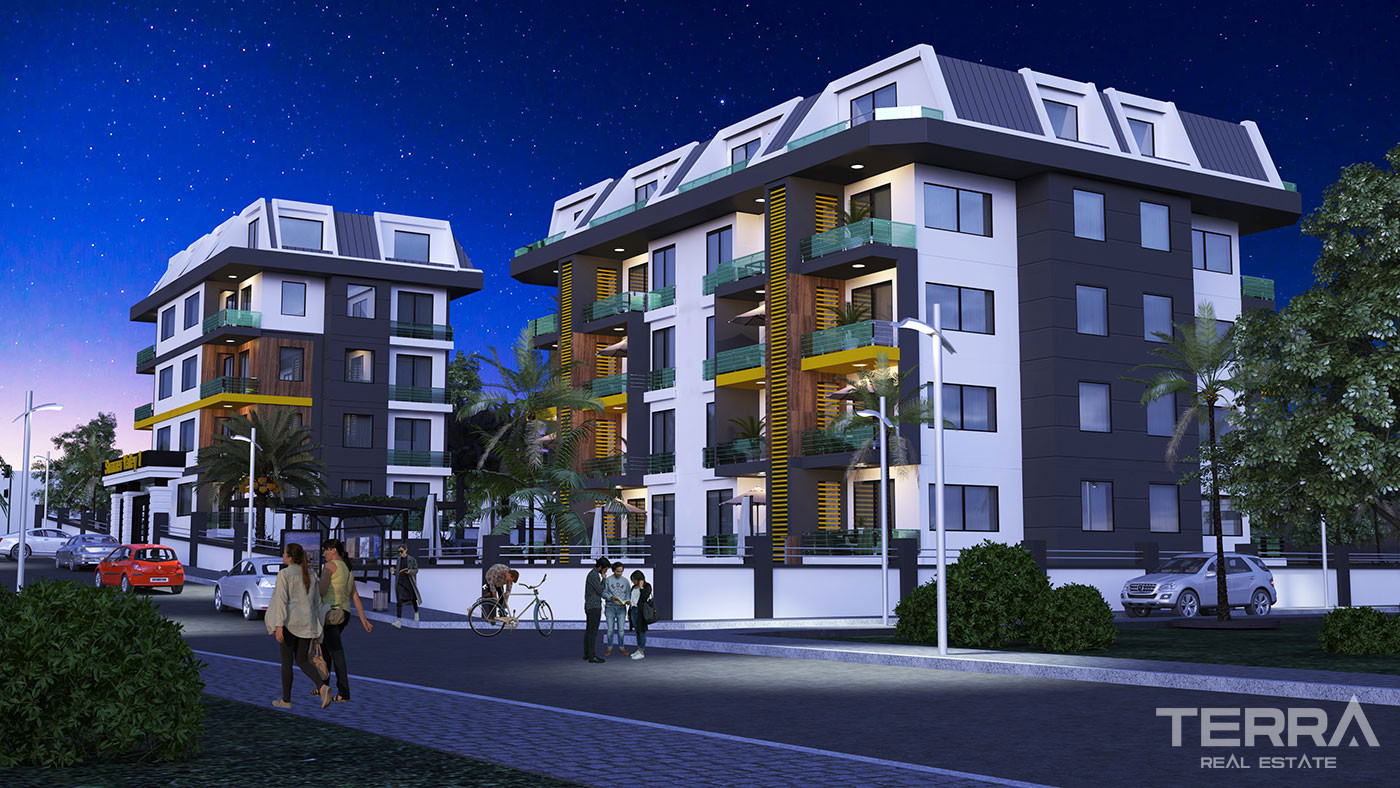New Apartments Close to Beach in Popular Area of Kestel Alanya - 52677