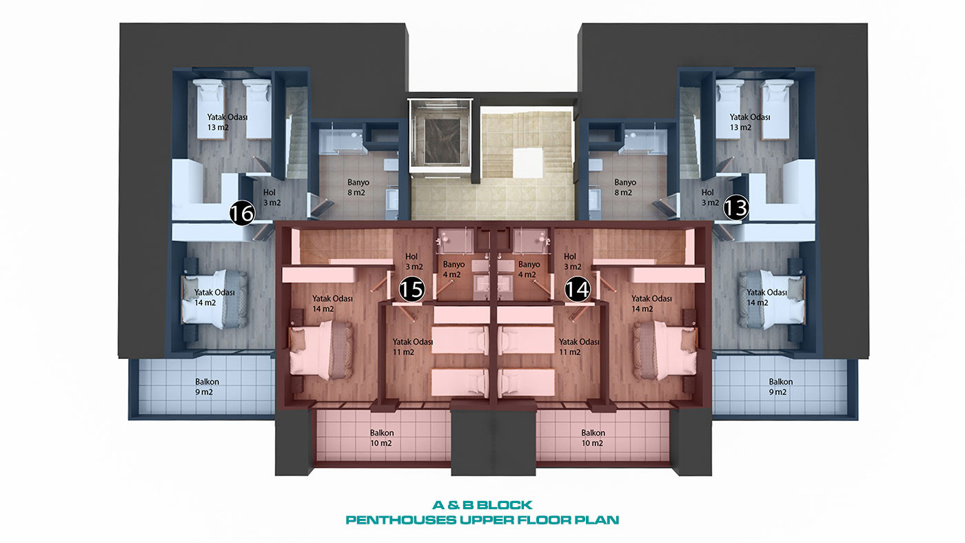Modern Apartments With Various Social Facilities in Alanya Kestel - 52623