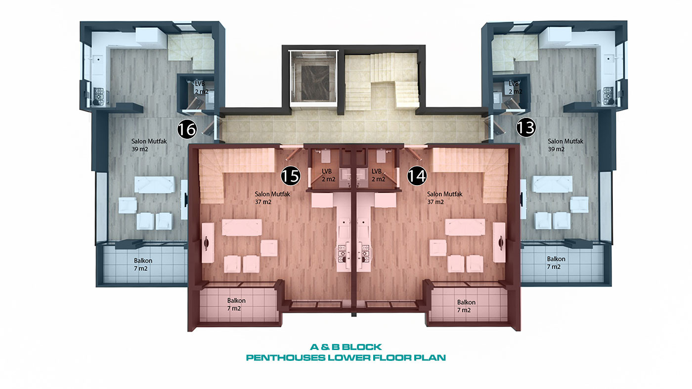 Modern Apartments With Various Social Facilities in Alanya Kestel - 52624