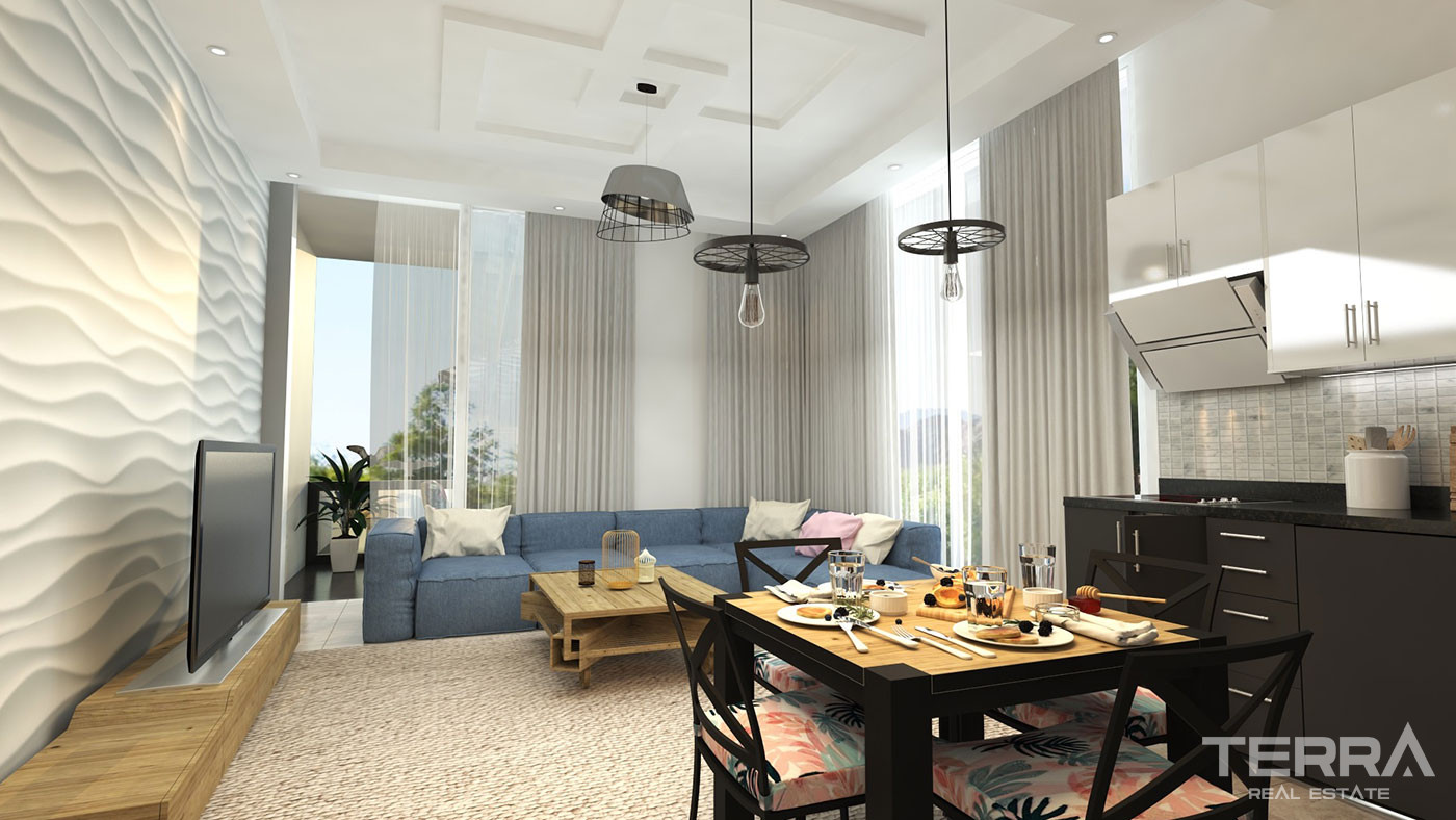 Modern Apartments With Various Social Facilities in Alanya Kestel - 52631