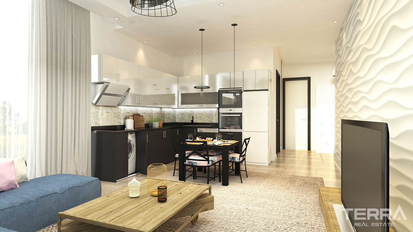 Modern Apartments With Various Social Facilities in Alanya Kestel - 52632
