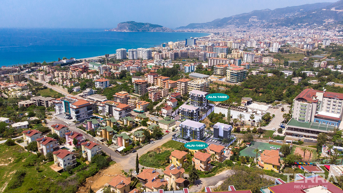 Modern Apartments With Various Social Facilities in Alanya Kestel - 52643