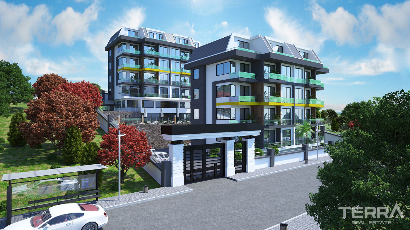 Modern Apartments With Various Social Facilities in Alanya Kestel - 52652