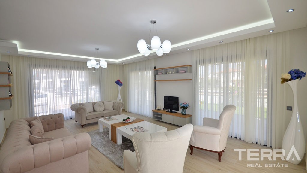 Completed Triplex Villa Only 500 m to Beach Promenade in Fethiye - 37812