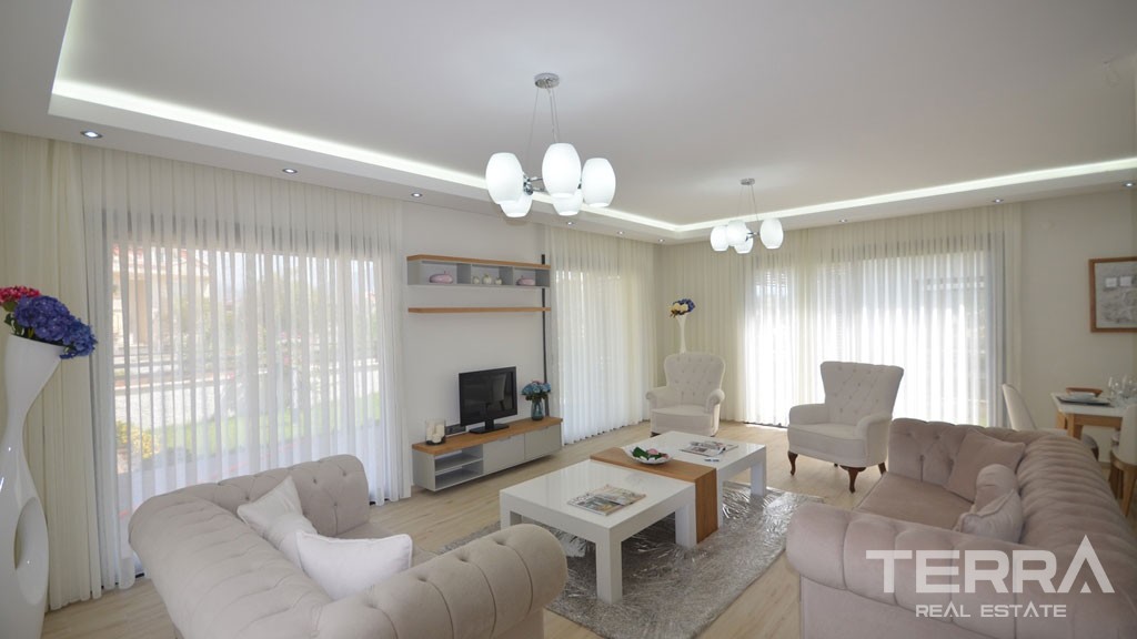 Completed Triplex Villa Only 500 m to Beach Promenade in Fethiye - 37815