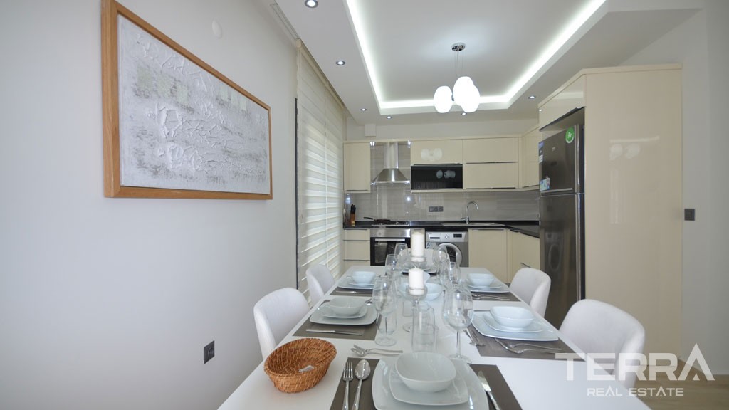 Completed Triplex Villa Only 500 m to Beach Promenade in Fethiye - 37818
