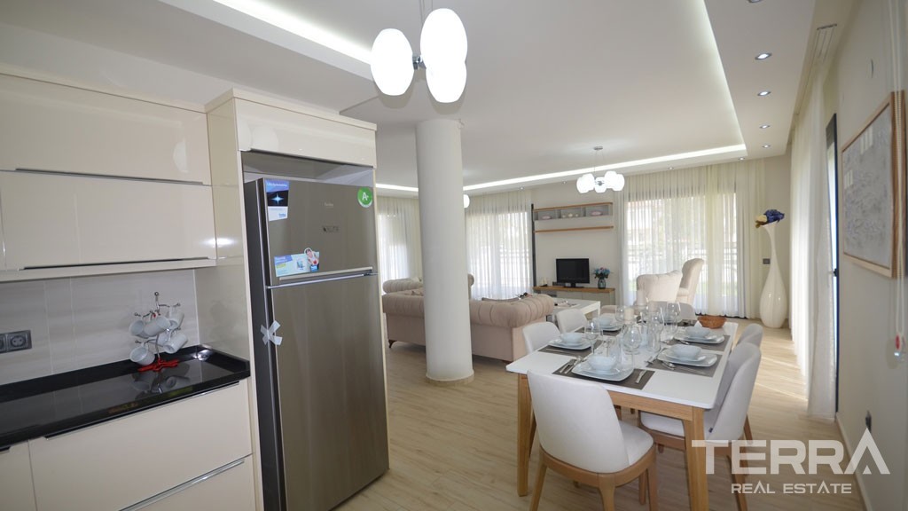 Completed Triplex Villa Only 500 m to Beach Promenade in Fethiye - 37821