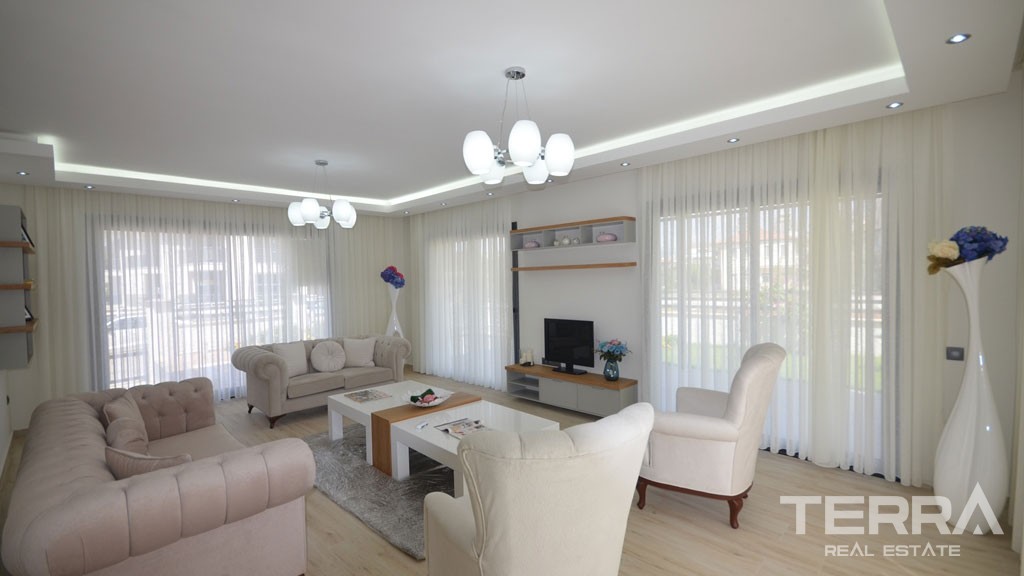 Completed Triplex Villa Only 500 m to Beach Promenade in Fethiye - 37823