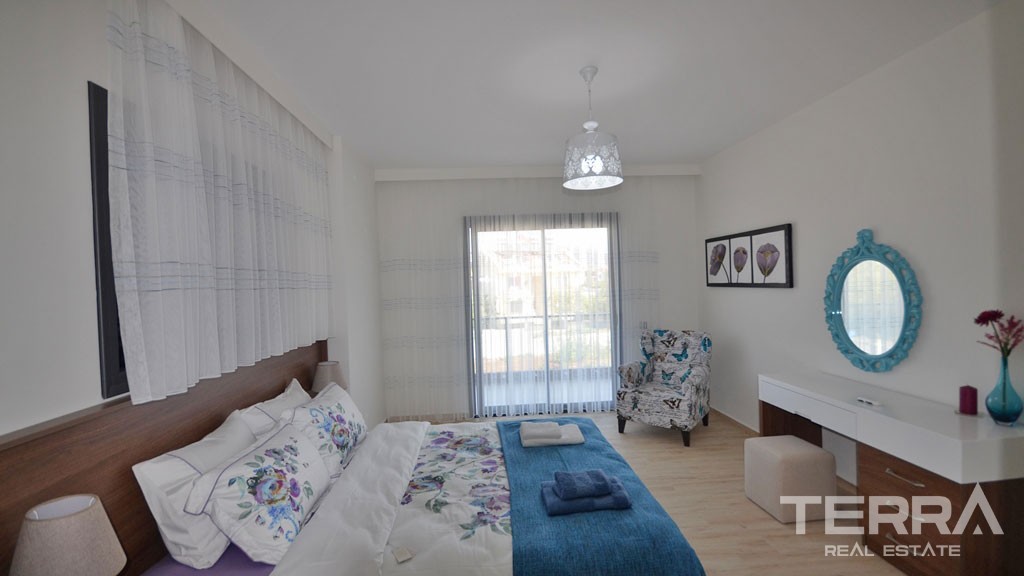 Completed Triplex Villa Only 500 m to Beach Promenade in Fethiye - 37825