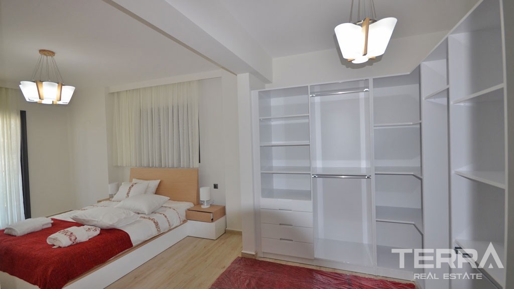 Completed Triplex Villa Only 500 m to Beach Promenade in Fethiye - 37828