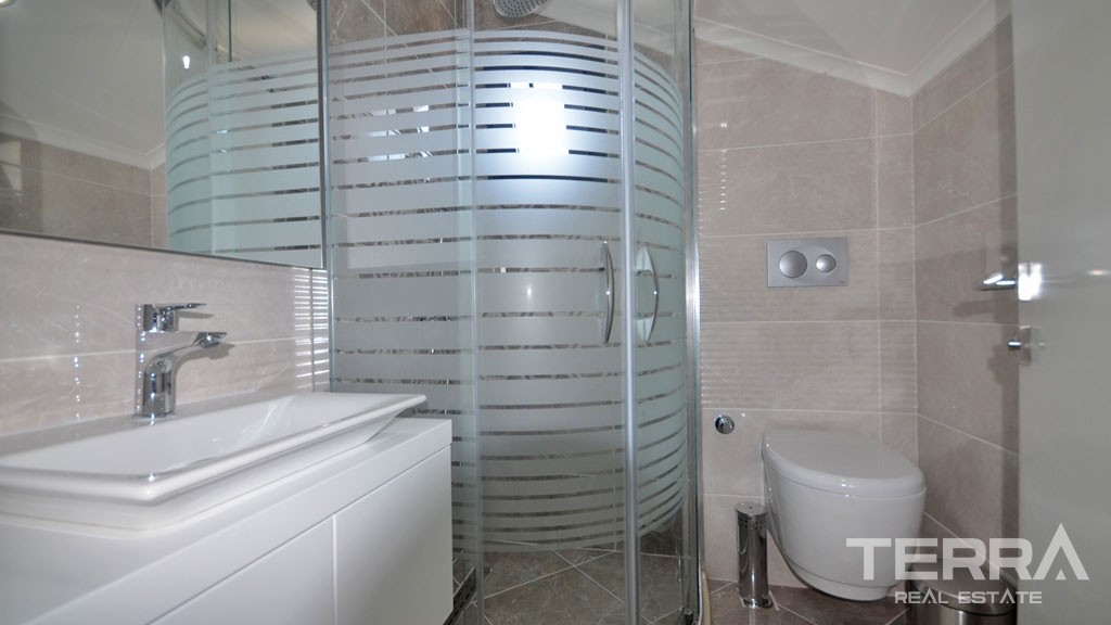 Completed Triplex Villa Only 500 m to Beach Promenade in Fethiye - 37835