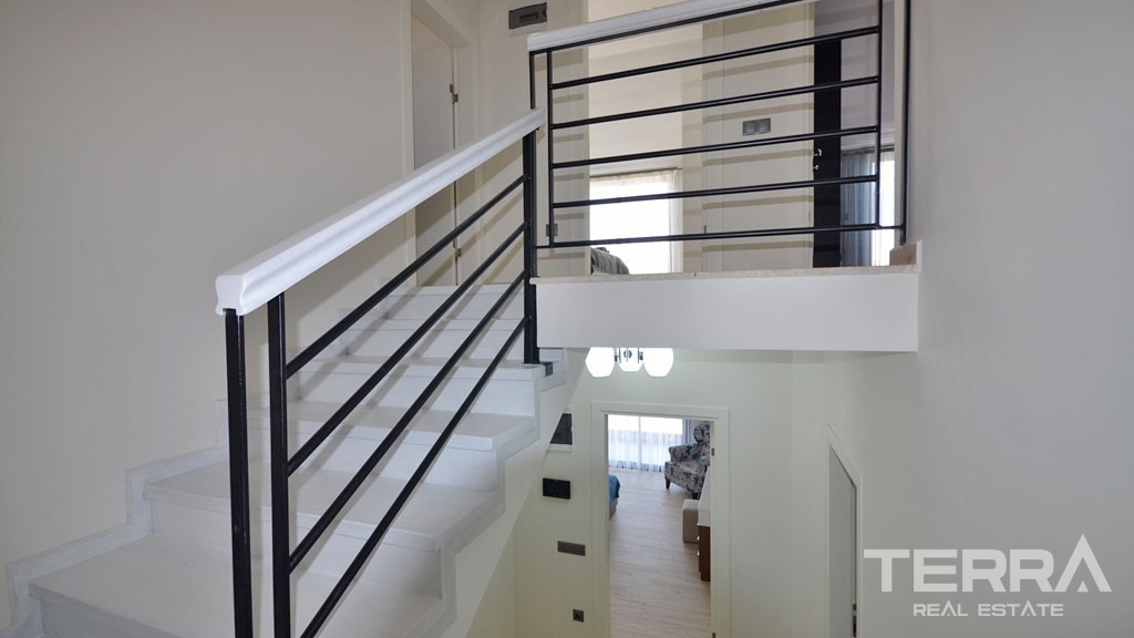 Completed Triplex Villa Only 500 m to Beach Promenade in Fethiye - 37837