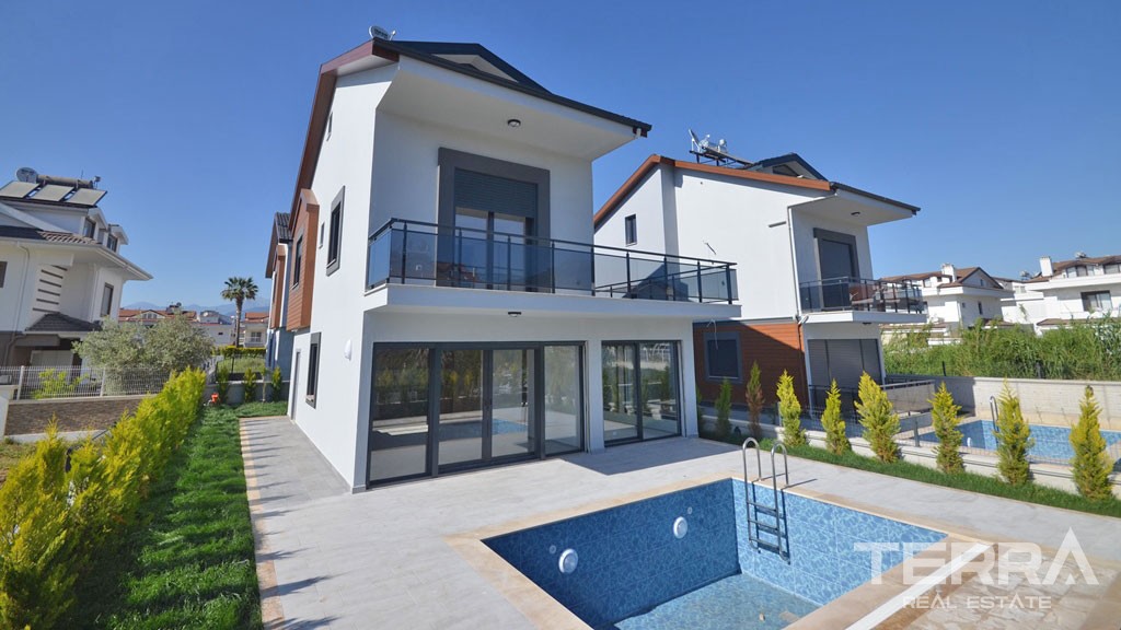 Contemporary Style Detached House in Fethiye Town With Mountain Views - 37873