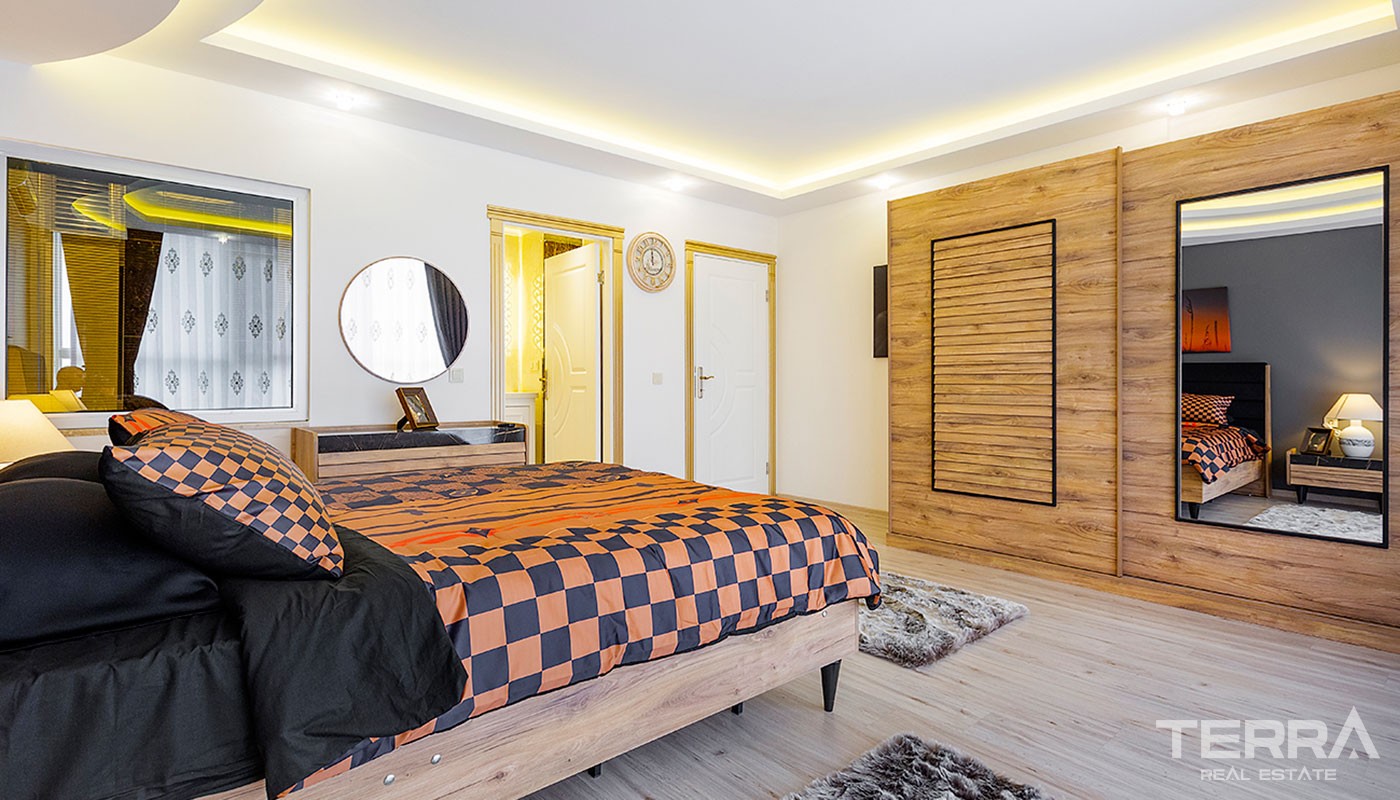 Sea View House With Private Sauna and Luxury Furniture in Kargıcak - 38144