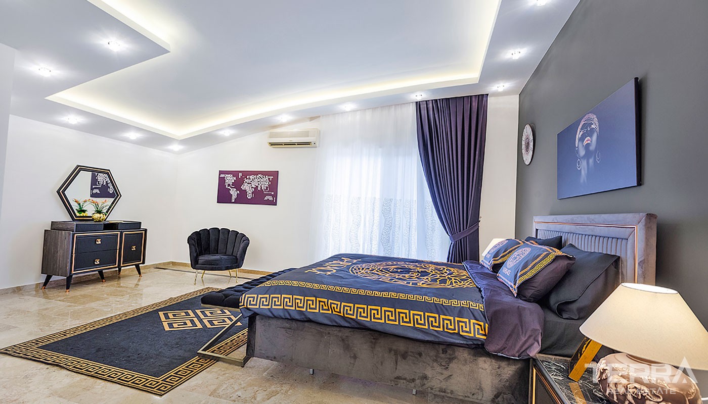 Sea View House With Private Sauna and Luxury Furniture in Kargıcak - 38151