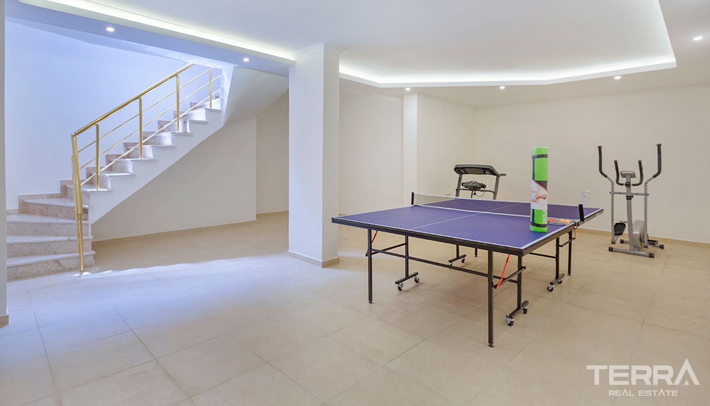 Sea View House With Private Sauna and Luxury Furniture in Kargıcak - 38157