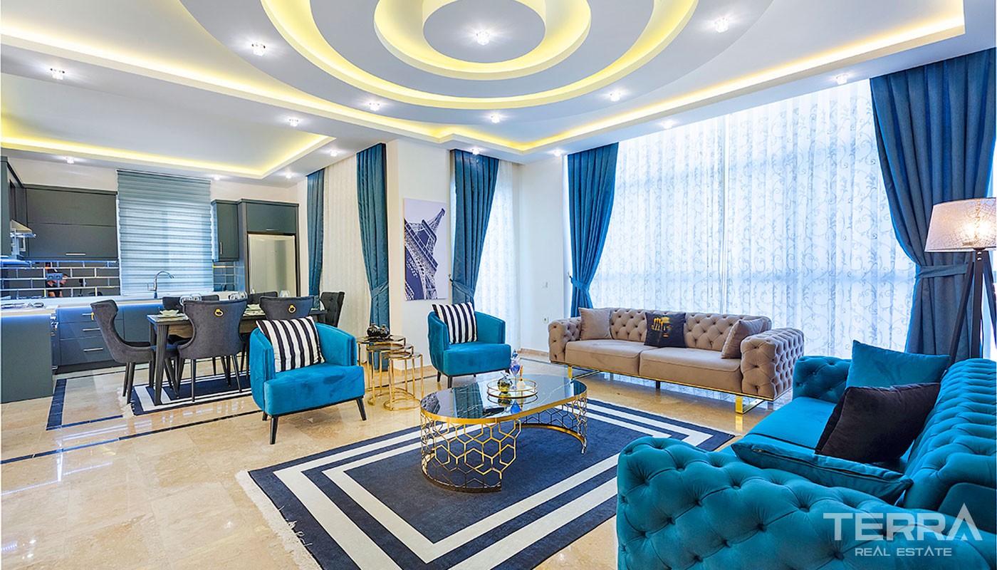 Sea View House With Private Sauna and Luxury Furniture in Kargıcak - 38161
