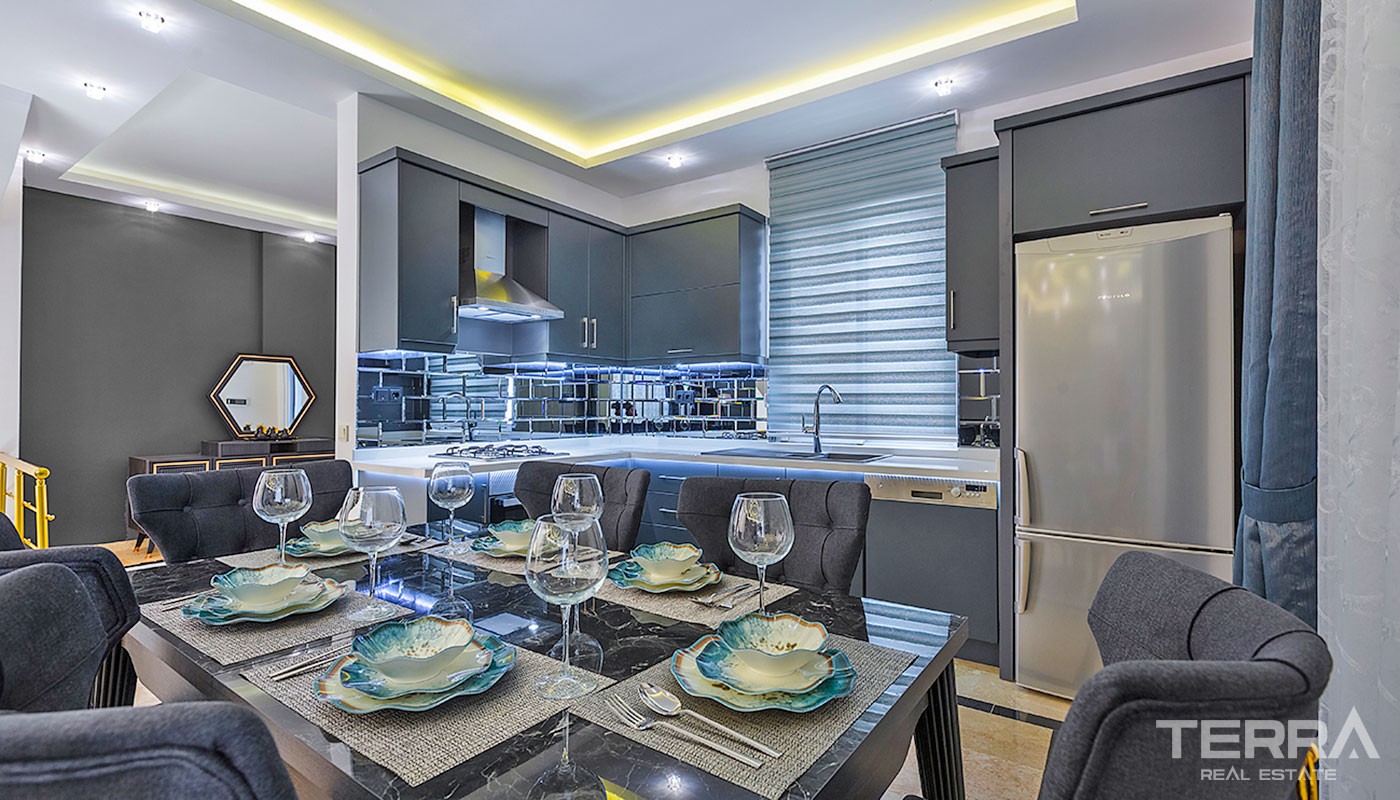 Sea View House With Private Sauna and Luxury Furniture in Kargıcak - 38162