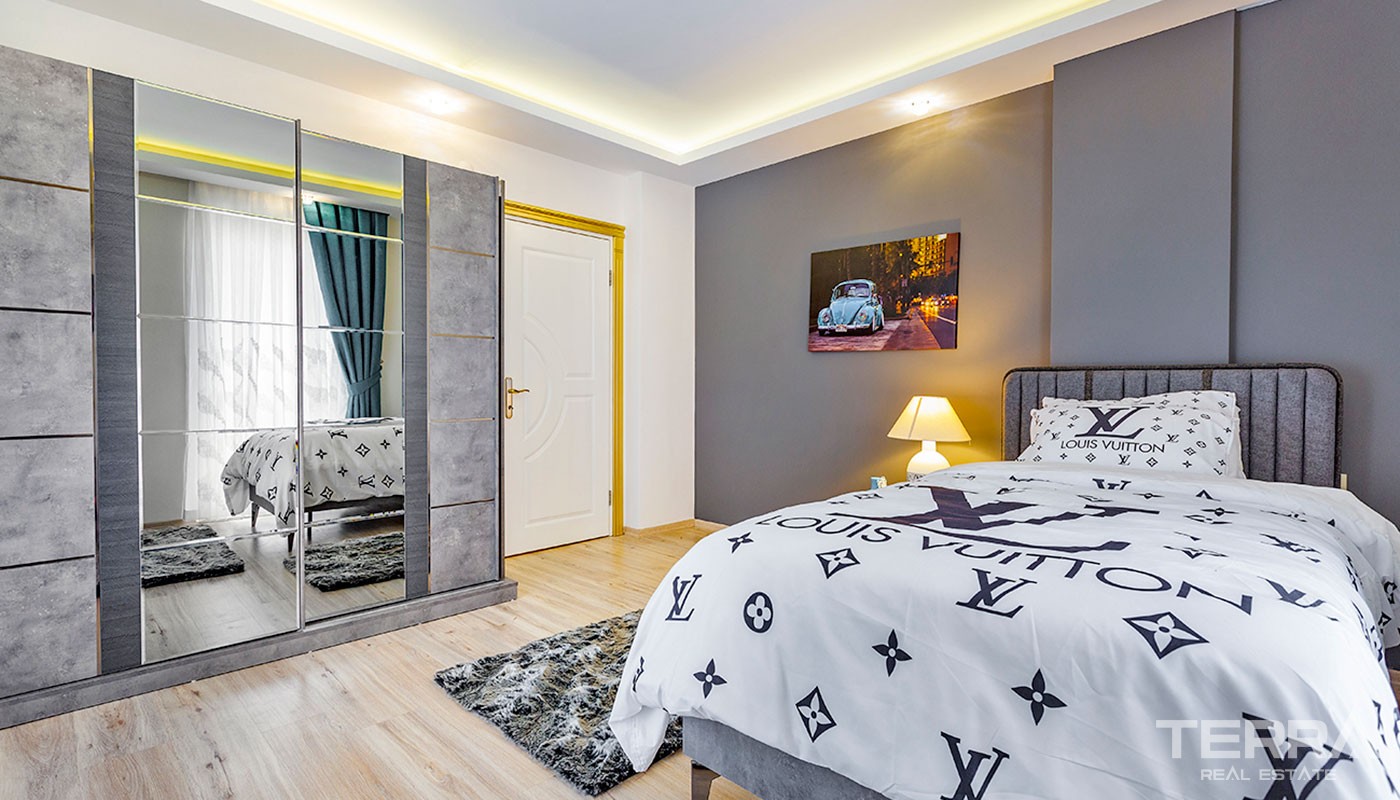 Sea View House With Private Sauna and Luxury Furniture in Kargıcak - 38167