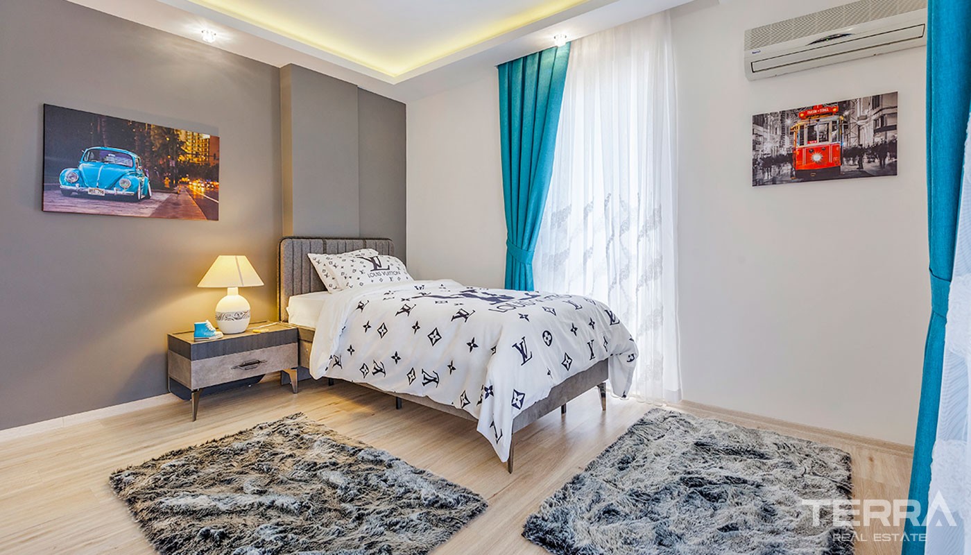 Sea View House With Private Sauna and Luxury Furniture in Kargıcak - 38168