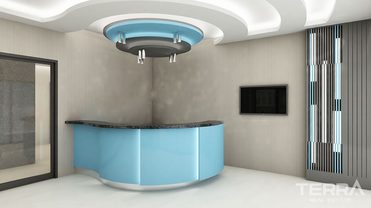 Appartements de Qualité à 700 m de la Plage de Mahmutlar à Alanya - 47559