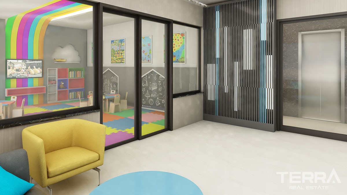 Appartements de Qualité à 700 m de la Plage de Mahmutlar à Alanya - 47560