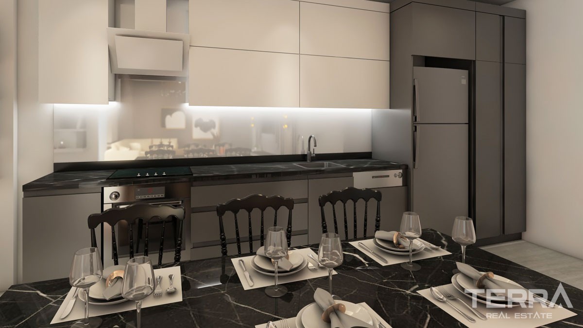 Appartements de Qualité à 700 m de la Plage de Mahmutlar à Alanya - 47587