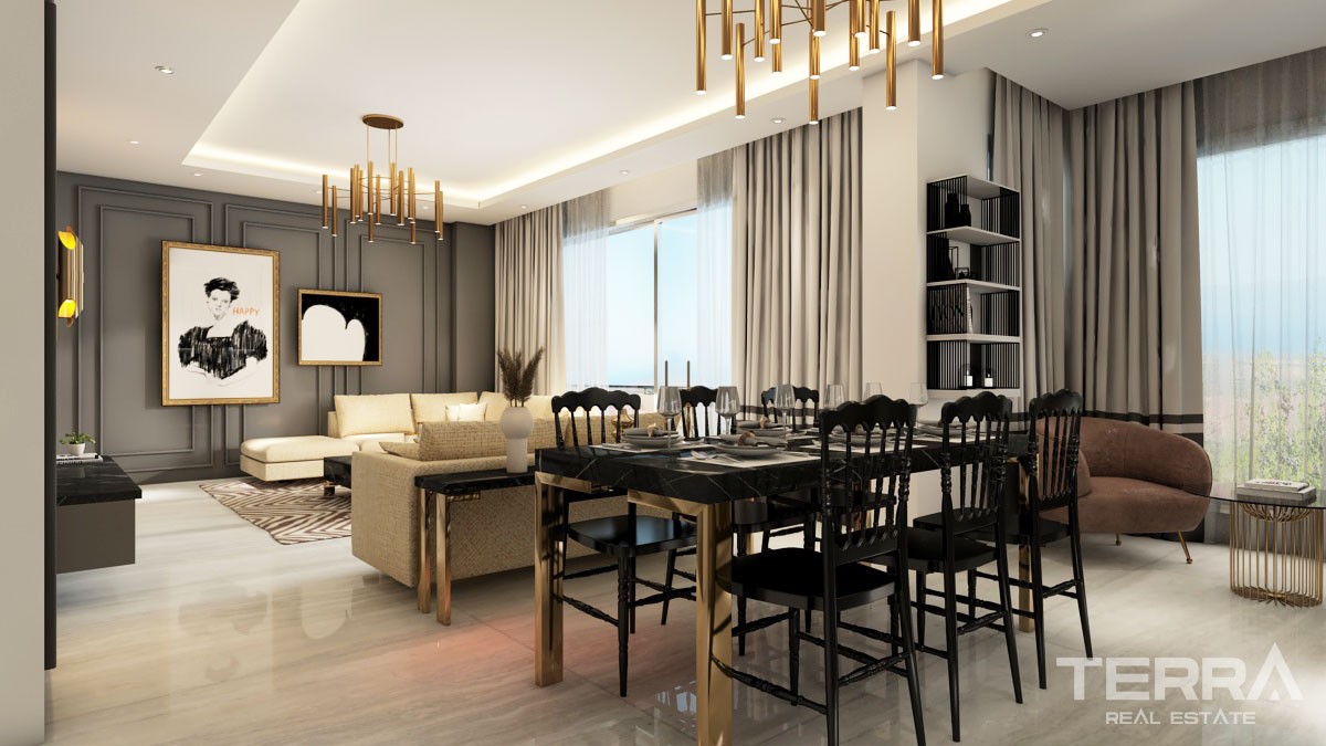 Appartements de Qualité à 700 m de la Plage de Mahmutlar à Alanya - 47589