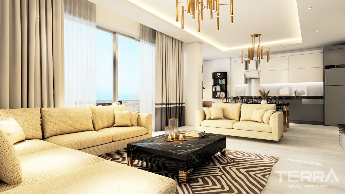 Appartements de Qualité à 700 m de la Plage de Mahmutlar à Alanya - 47591