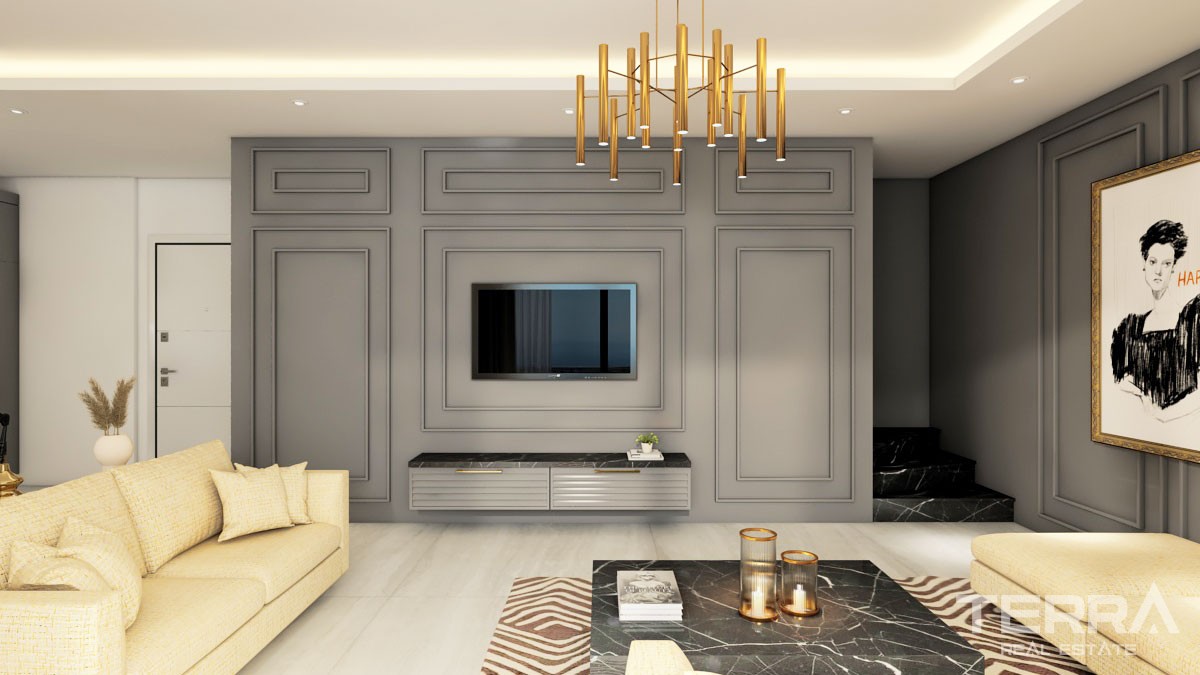 Appartements de Qualité à 700 m de la Plage de Mahmutlar à Alanya - 47592