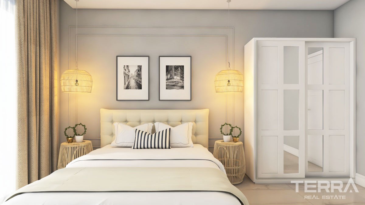 Appartements de Qualité à 700 m de la Plage de Mahmutlar à Alanya - 47593