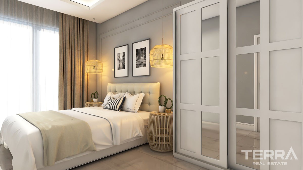 Appartements de Qualité à 700 m de la Plage de Mahmutlar à Alanya - 47594
