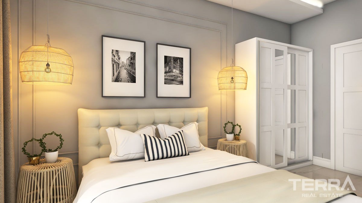 Appartements de Qualité à 700 m de la Plage de Mahmutlar à Alanya - 47595