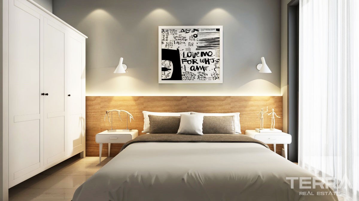 Appartements de Qualité à 700 m de la Plage de Mahmutlar à Alanya - 47596