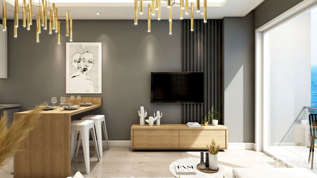 Appartements de Qualité à 700 m de la Plage de Mahmutlar à Alanya - 47600
