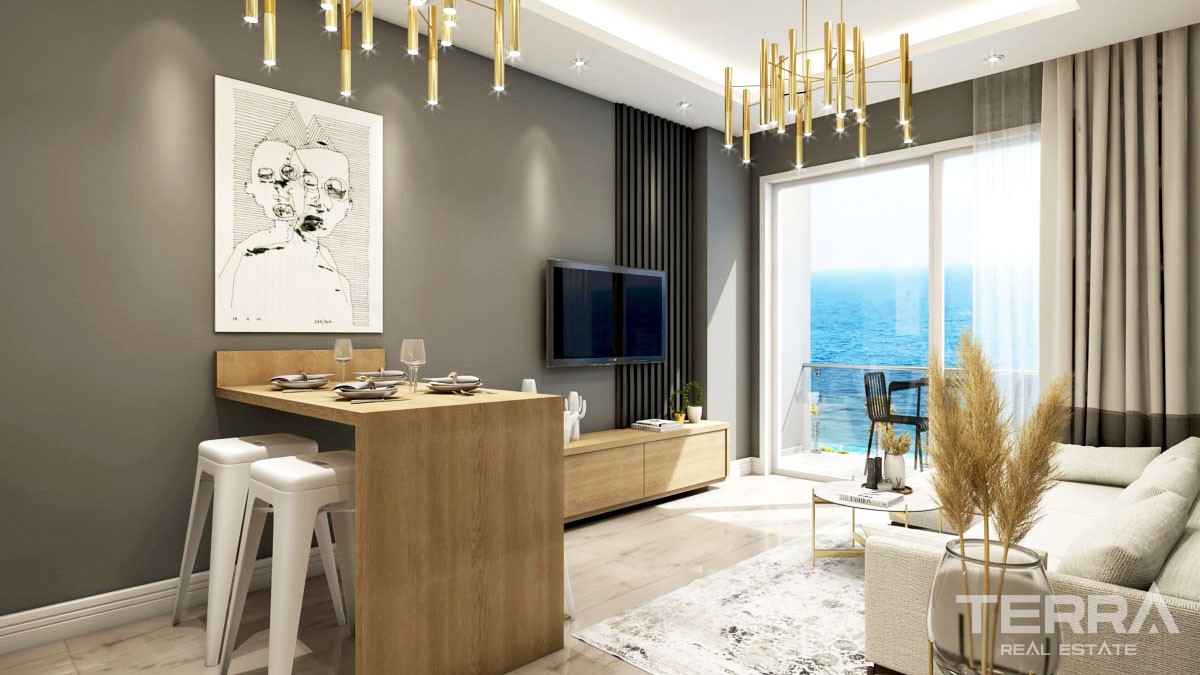 Appartements de Qualité à 700 m de la Plage de Mahmutlar à Alanya - 47601