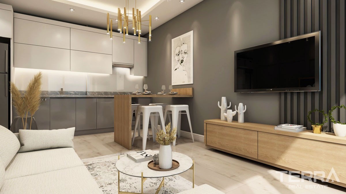 Appartements de Qualité à 700 m de la Plage de Mahmutlar à Alanya - 47604